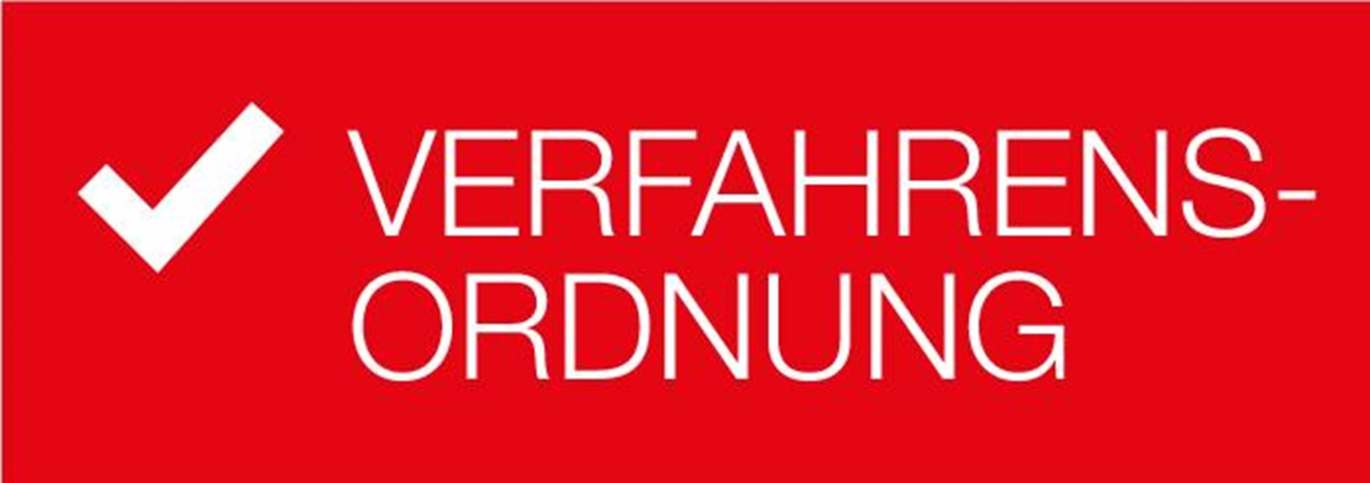 Verfahrensordnung